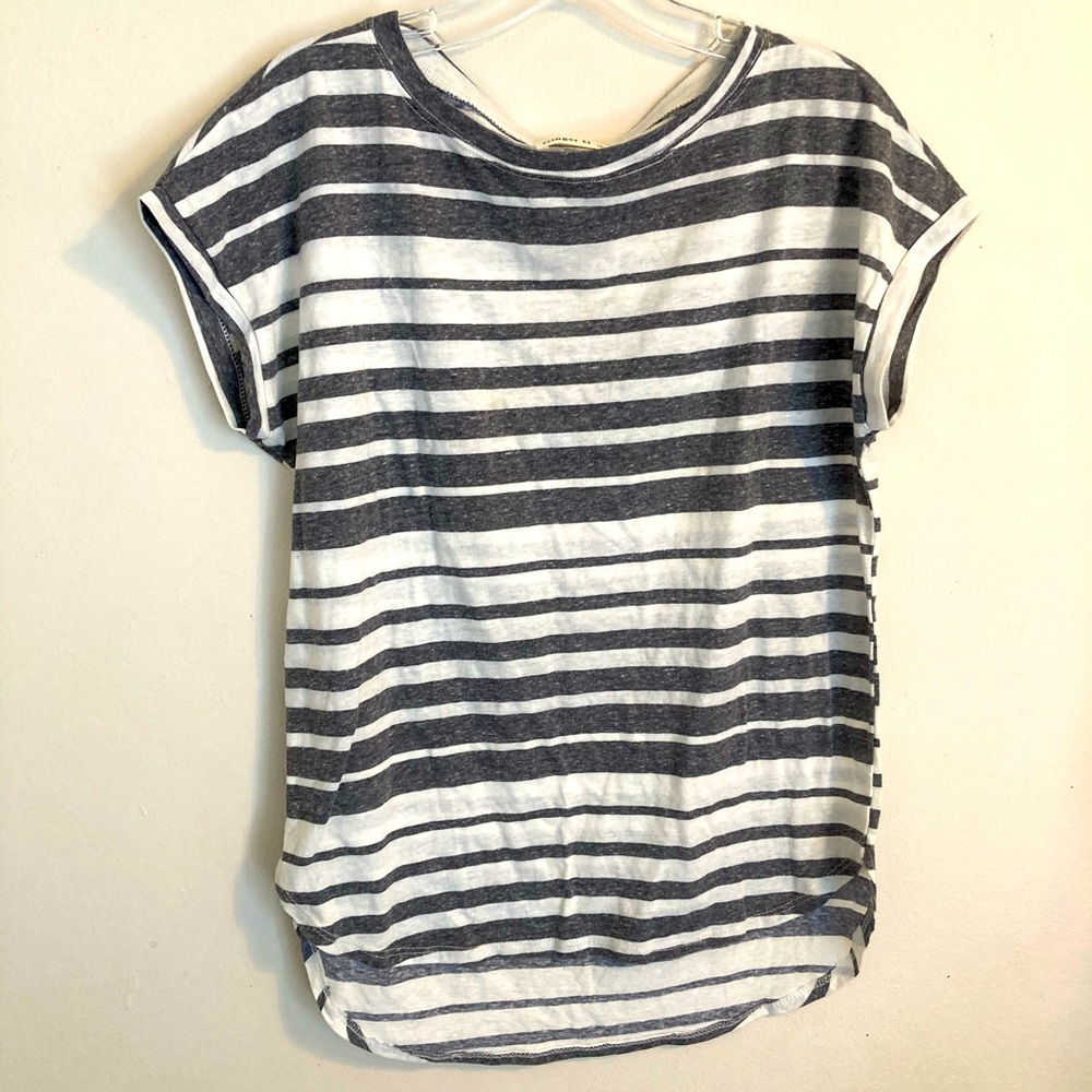 Ginger g striped top size small